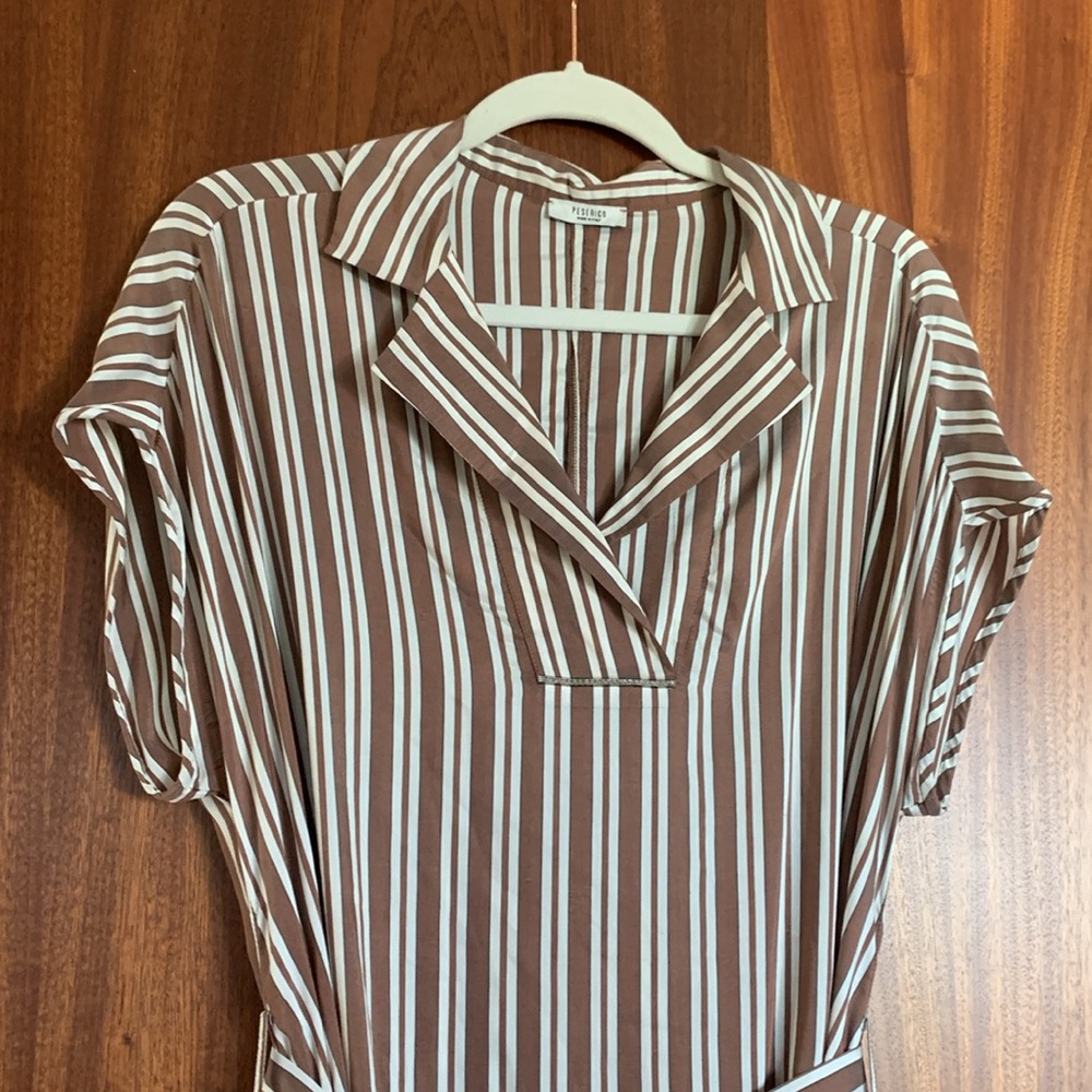 Peserico Handkerchief Striped Dress - Picture 4 of 13
